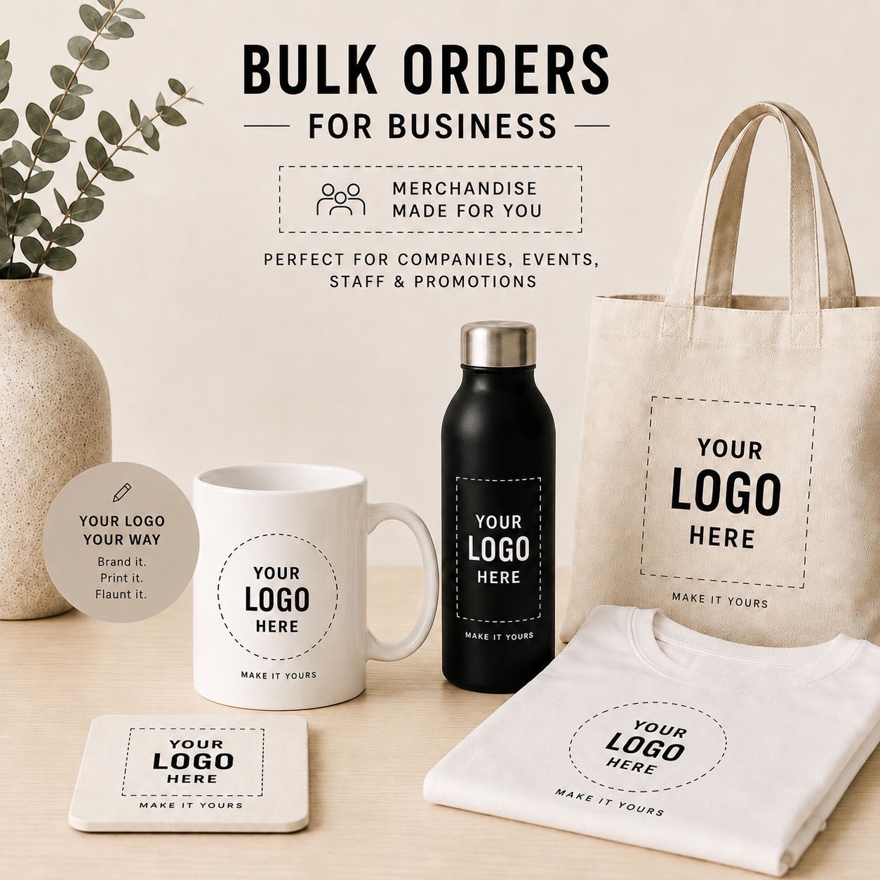 Bulk orders for business